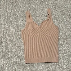 Abercrombie & Fitch Sweetheart Neck Sweater Tank